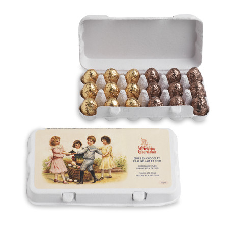 Box with Praliné Easter Eggs (18pc)